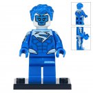LEGO Compatible DC Super Heroes Superman Electric Blue Custom Printed Minifigure Brick Toys Gift