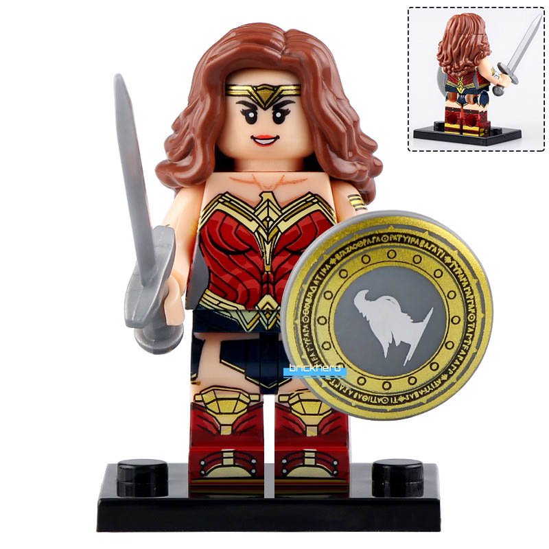 LEGO Compatible DC Super Heroes Wonder Woman (1984) Custom Printed Minifigure Brick Toys Gift