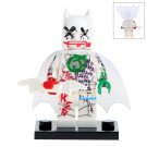 LEGO Compatible DC Superhero Batman (Suit Vandalized by Joker) Custom Printed Minifigure Brick Toys