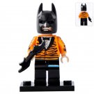 LEGO Compatible DC Superhero Tiger Stripe Tuxedo Batman (The Lego Batman Movie) Minifigure Brick Toy