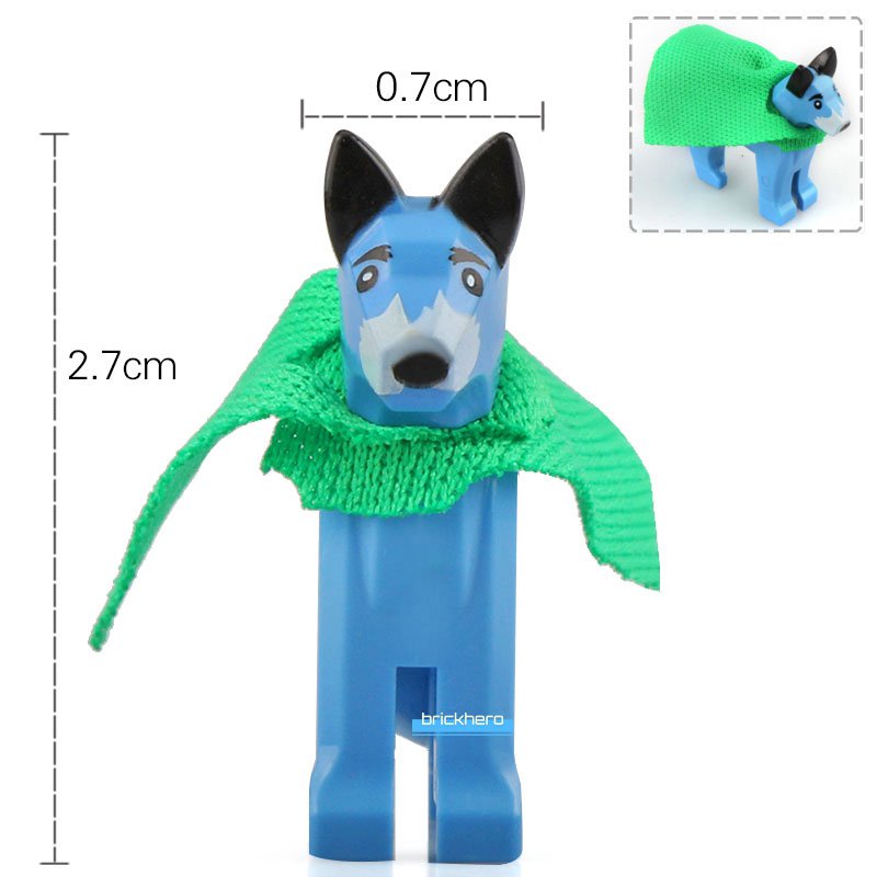 LEGO Compatible DC Superhero Wonder Dog (The Lego Batman Movie) Custom Printed Minifigure Brick Toys