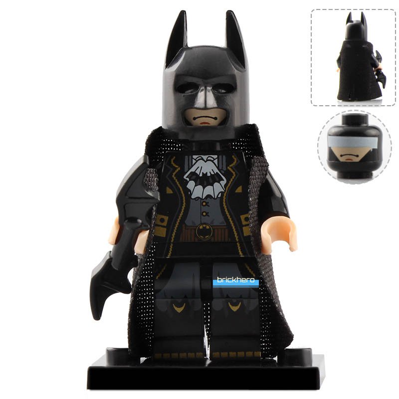 LEGO Compatible DC Superheroes Batman (Tuxedo) Custom Printed Minifigure Brick Toys Gift