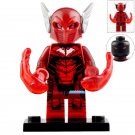 LEGO Compatible DC Superheroes Red Death (Dark Nights Metal) Custom Printed Minifigure Brick Toys