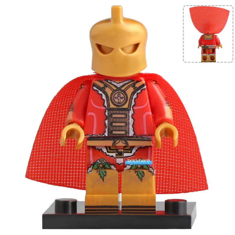 LEGO Compatible DC Superheroes Santa Doctor Fate Custom Printed Minifigure Brick Toys Gift