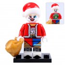 LEGO Compatible DC Superheroes Santa Harley Quinn Custom Printed Minifigure Brick Toys Gift