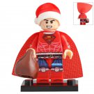 LEGO Compatible DC Superheroes Santa Superman Custom Printed Minifigure Brick Toys Gift