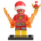 LEGO Compatible DC Superheroes Santa White Lantern Flash Custom Printed Minifigure Brick Toys Gift