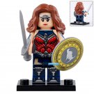 LEGO Compatible DCAMU Super Heroes Wonder Woman (Bloodlines) Custom Printed Minifigure Brick Toys