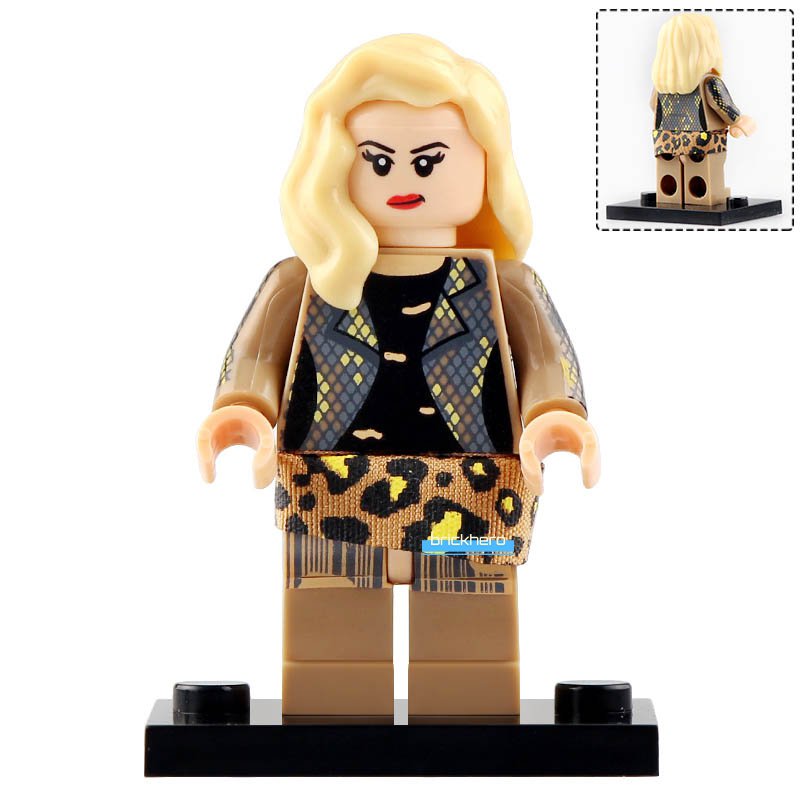 LEGO Compatible DCEU Super Heroes Barbara Minerva (Wonder Woman 1984) Custom Minifigure Brick Toys
