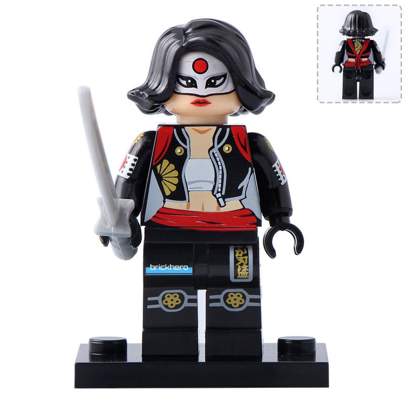LEGO Compatible DCEU Super Heroes Katana (Suicide Squad) Custom Printed Minifigure Brick Toys Gift