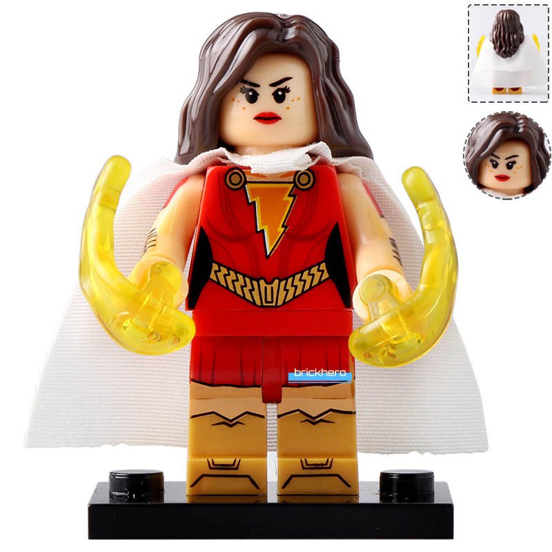 LEGO Compatible DCEU Super Heroes Mary Bromfield (Shazam!) Custom Printed Minifigure Brick Toys Gift