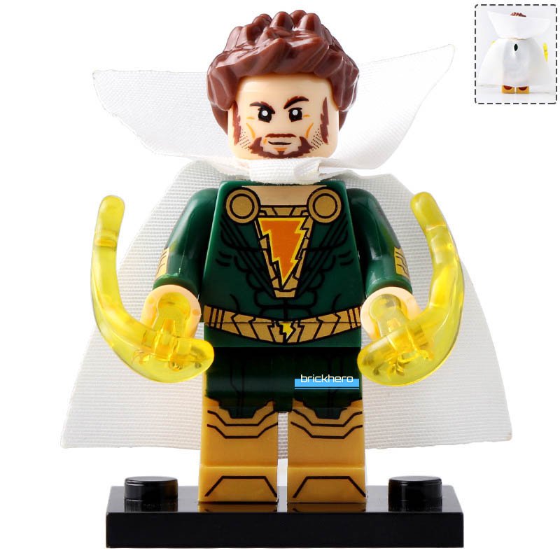 LEGO Compatible DCEU Super Heroes Pedro Pena (Shazam!) Custom Printed Minifigure Brick Toys Gift
