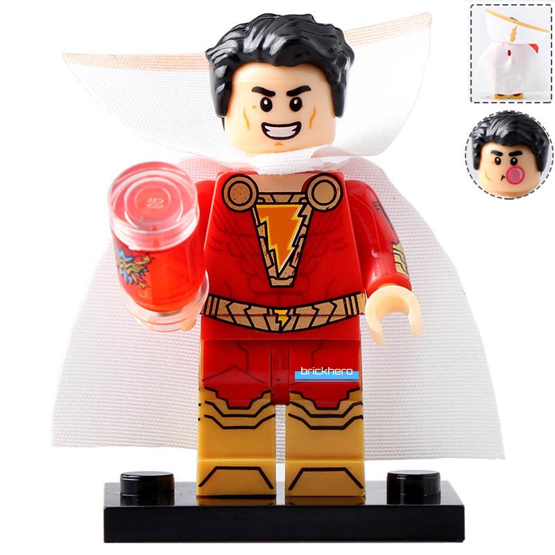 LEGO Compatible DCEU Super Heroes Shazam Custom Printed Minifigure Brick Toys Gift