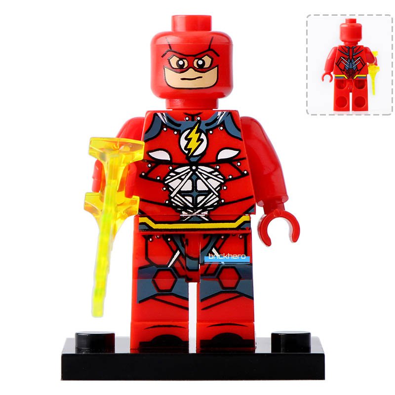 LEGO Compatible DCEU Superhero Flash (Justice League) Custom Printed Minifigure Brick Toys Gift