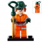 LEGO Compatible The Lego Batman Movie Arkham Prisoner Riddler Custom Printed Minifigure Brick Toys