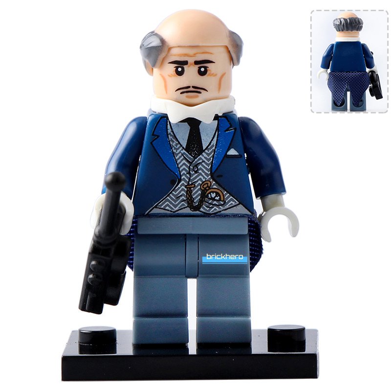 LEGO Compatible The Lego Batman Movie DC Superhero Alfred Custom Printed Minifigure Brick Toys Gift