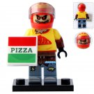 LEGO Compatible The Lego Batman Movie Scarecrow (Pizza Delivery) Custom Printed Minifigure Brick Toy