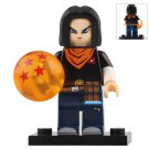 LEGO Compatible Dragon Ball Android 17 Custom Printed Minifigure Brick Toys Gift