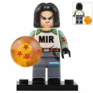 LEGO Compatible Dragon Ball Z Android 17 Custom Printed Minifigure Brick Toys Gift