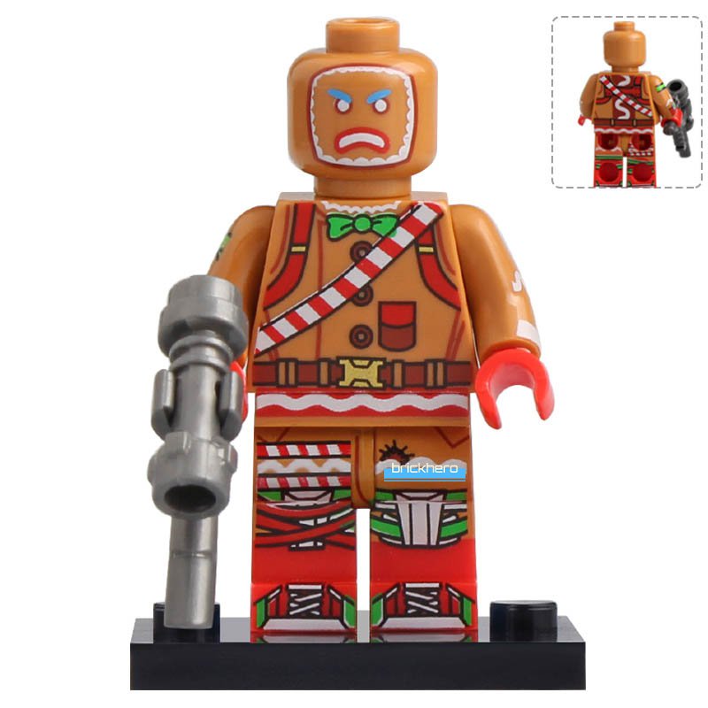 LEGO Compatible Fortnite Battle Royale Merry Marauder Custom Printed Minifigure Brick Toys Gift