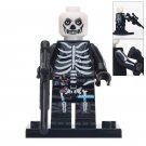 LEGO Compatible Fortnite Battle Royale Skull Trooper Custom Printed Minifigure Brick Toys Gift