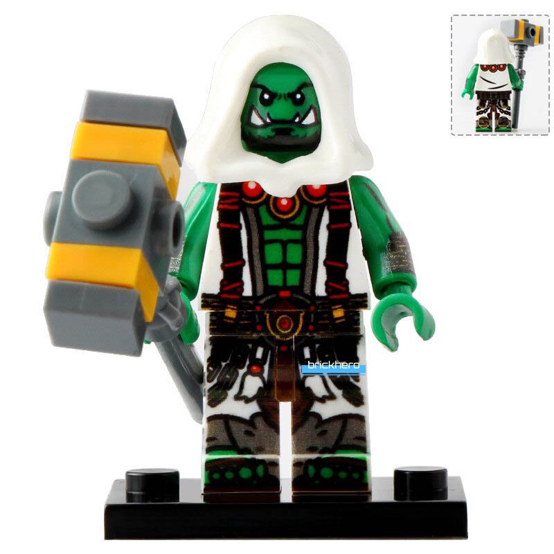 LEGO Compatible World of Warcraft Thrall Custom Printed Minifigure Brick Toys Gift