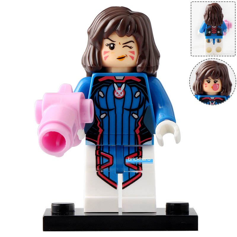 LEGO Compatible Overwatch D.Va Custom Printed Minifigure Brick Toys Gift