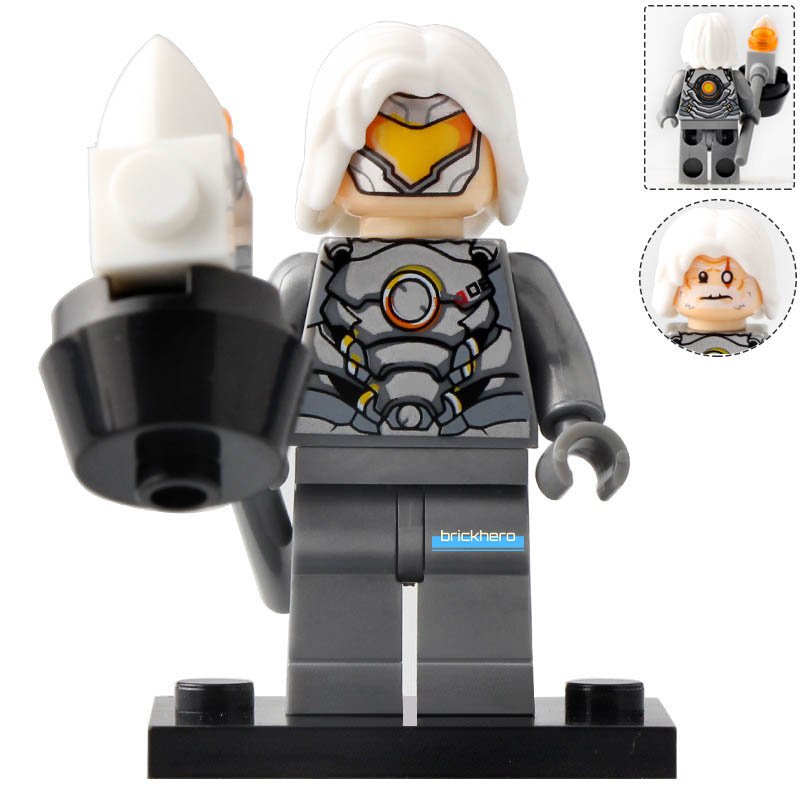 LEGO Compatible Overwatch Reinhardt Custom Printed Minifigure Brick Toys Gift