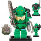 LEGO Compatible Warhammer 40,000 Space Marine Salamanders Custom Printed Minifigure Brick Toys Gift