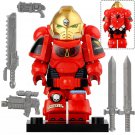 LEGO Compatible Warhammer 40K Space Marine Blood Angels Custom Printed Minifigure Brick Toys Gift