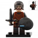 LEGO Compatible Game of Thrones Bannerman (House Stark Army) Custom Printed Minifigure Brick Toys
