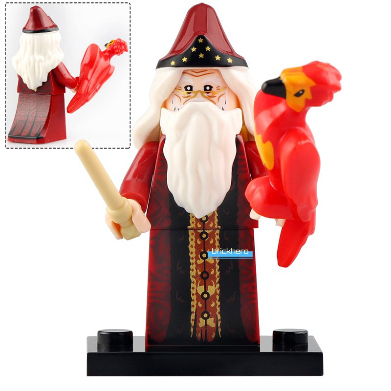 LEGO Compatible Harry Potter Albus Dumbledore Custom Printed Minifigure Brick Toys Gift