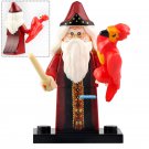 LEGO Compatible Harry Potter Albus Dumbledore Custom Printed Minifigure Brick Toys Gift