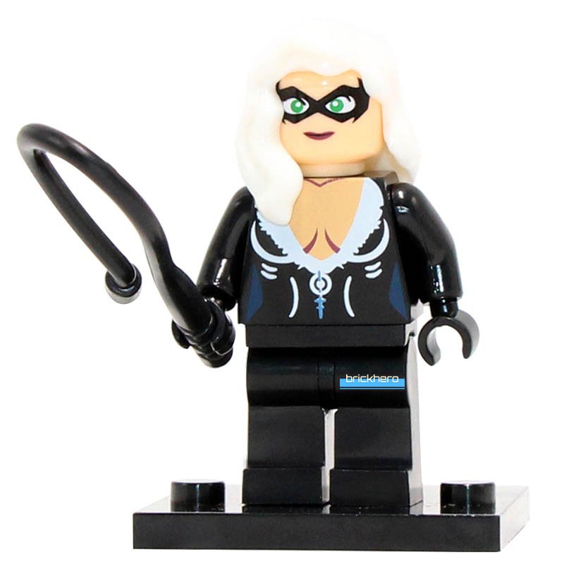 LEGO Compatible Marvel Comics Superheroes Black Cat Custom Printed Minifigure Brick Toys Gift