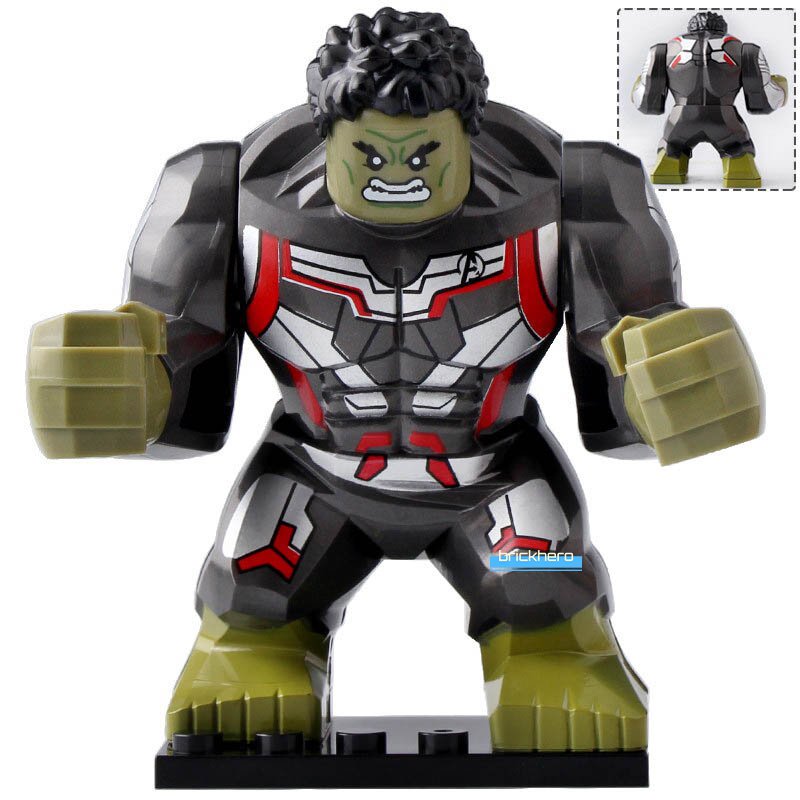 LEGO Compatible Marvel Super Heroes Hulk (Avengers Endgame) Custom Printed Minifigure Brick Toys