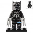 LEGO Compatible Marvel Superhero Black Panther with Helmet Custom Printed Minifigure Brick Toys Gift