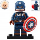 LEGO Compatible Marvel Superhero Captain America (Winter Soldier) Custom Printed Minifigure Brick