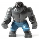 LEGO Compatible Marvel Superhero Grey Hulk (BigFig) Custom Printed Minifigure Brick Toys Gift