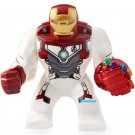 LEGO Compatible MCU Avengers Endgame Iron Man w/ Nano Gauntlet Custom Printed Minifigure Brick Toys