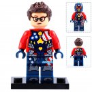 LEGO Compatible Marvel Superhero Justin Hammer (Detroit Steel) Custom Printed Minifigure Brick Toys
