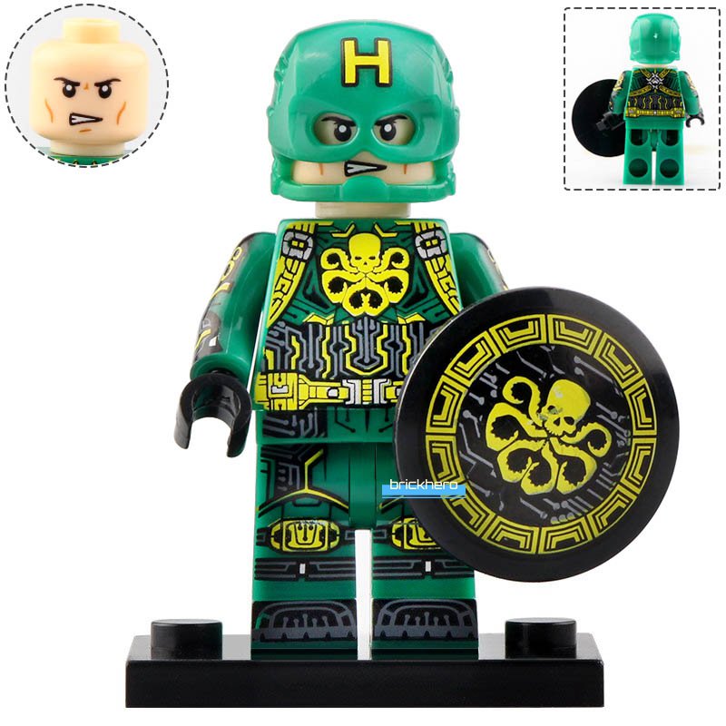 LEGO Compatible Marvel Superhero Militant (Hydra Captain America) Minifigure Brick Toys Gift