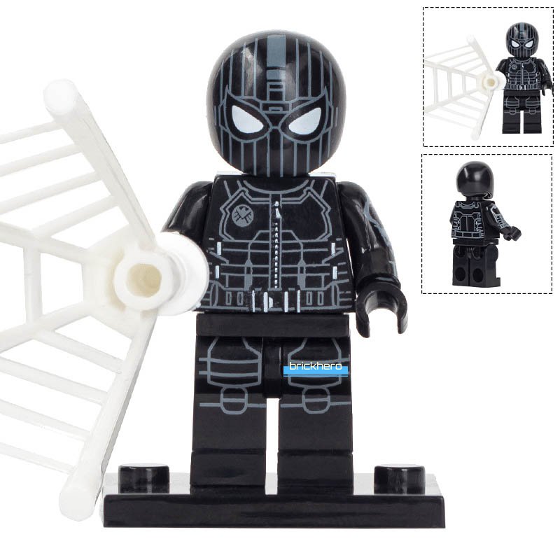 LEGO Compatible Marvel Superhero Spider-man Far From Home (Stealth Suit) Minifigure Brick Toys Gift