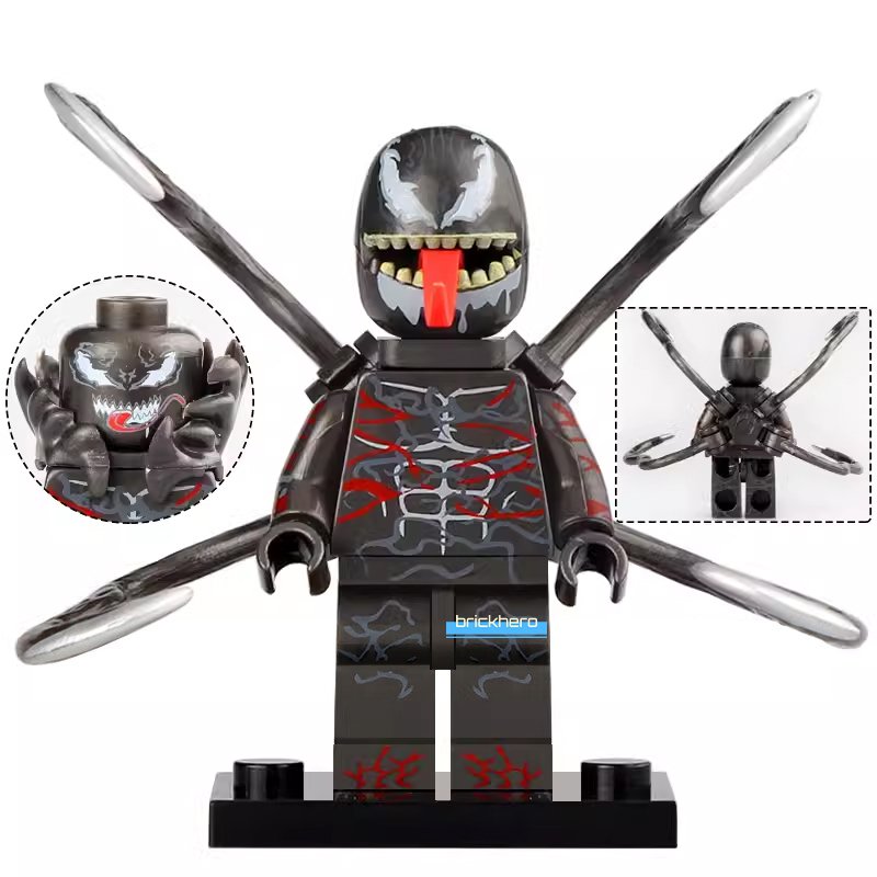 LEGO Compatible Marvel Superheroes Riot (Carlton Drake) Custom Printed Minifigure Brick Toys Gift