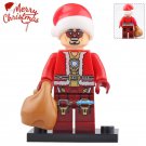 LEGO Compatible Marvel Superheroes Santa Tony Stark Custom Printed Minifigure Brick Toys Gift