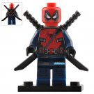 LEGO Compatible Marvel Superheroes Spider-Man's Wild Deadpool Custom Printed Minifigure Brick Toys