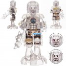 LEGO Compatible Marvel Superheroes Transparent Iron-Man (Mk 1) Custom Printed Minifigure Brick Toys