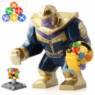 Thanos with Infinity Gauntlet MCU Avengers Infinity War Lego Custom Minifigure Brick Toys Gift
