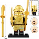 LEGO Compatible Japanese Ancient Warrior Samurai (bushi) Custom Printed Minifigure Brick Toys Gift