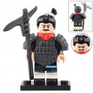 LEGO Compatible Qin Empire Soldier Qin Light Armor Halberd Man Custom Printed Minifigure Brick Toys