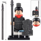 LEGO Compatible Qin Empire Soldier Qin Spear Man Custom Printed Minifigure Brick Toys Gift